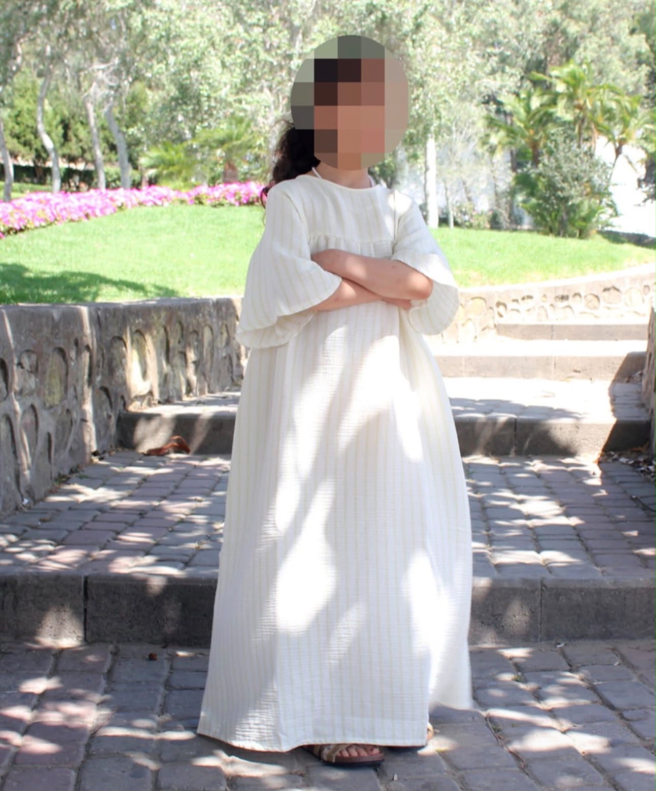 Girls dress cotton gauze